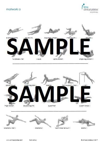 1) programme posters-Unit A Matwork – Clinical Pilates Equipment