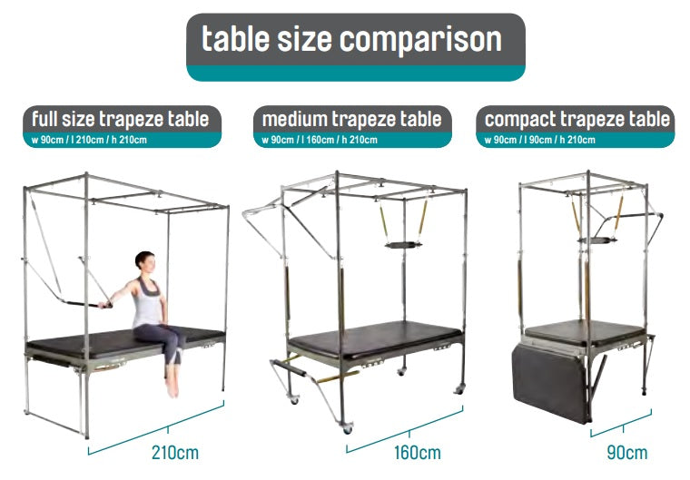 Trapeze table (any size) + Split Lower Swing Bar